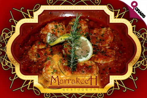 For QR45 Enjoy Morocco's Exotic Dishes, Drinks & Shisha at the recently launched: Marrakech (QR90 value)